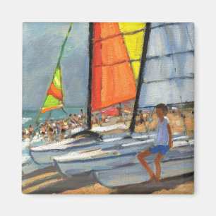 Segelboote Garrucha Spanien Magnet