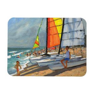 Segelboote Garrucha Spanien Magnet