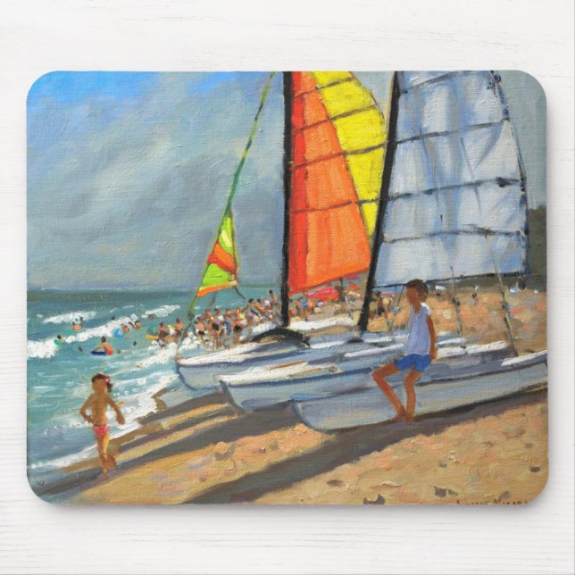 Segelboote Garrucha Spanien Mousepad (Vorne)