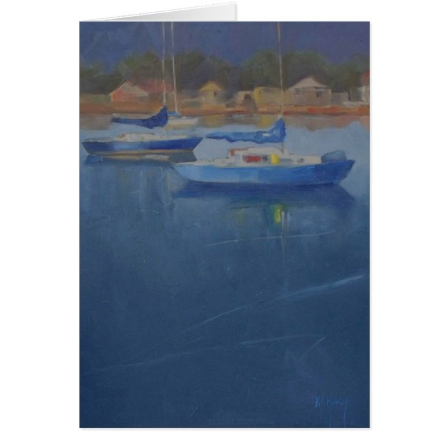 Segelboote im blauen Hafen (Vorne)