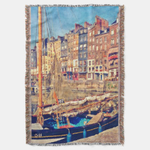 Segelboote im Hafen der Normandie Decke
