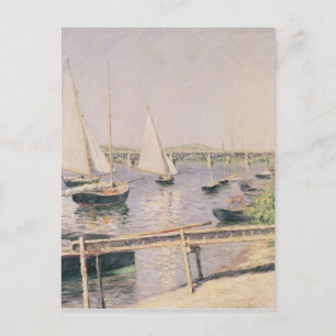 Segelboote in Argenteuil, c.1888 Postkarte
