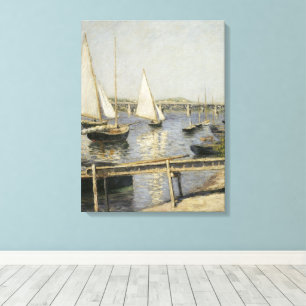 Segelboote in Argenteuil von Gustave Caillebotte Leinwanddruck
