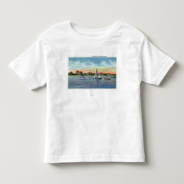 Segelboote in Lewis-Bucht, Kleinkind T-shirt (Vorderseite)