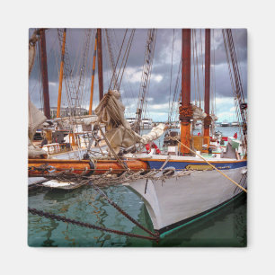 Segelboote Morred an Key West Magnet