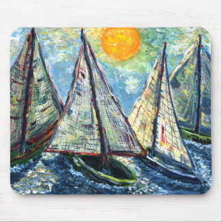 Segelboote mousepad