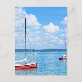 Segelboote Postkarte