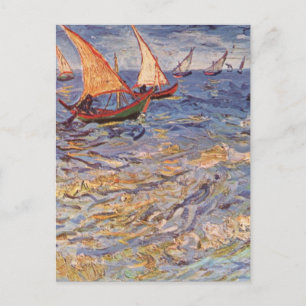 Segelboote - Vincent Van Gogh Postkarte