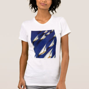 SegelbootRegatta durch Ski-Schweißung T-Shirt