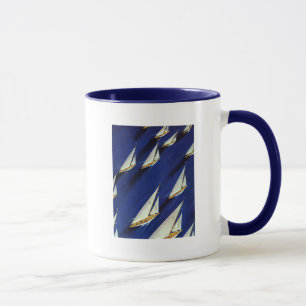 SegelbootRegatta durch Ski-Schweißung Tasse