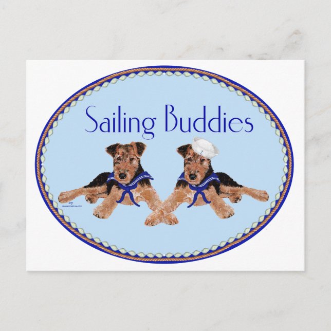 Segelbuddies Postkarte (Vorderseite)