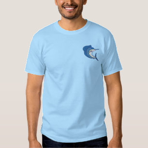 Segelfisch Besticktes T-Shirt