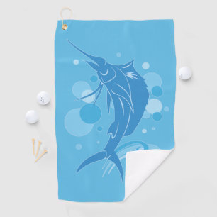 Segelfisch Golfhandtuch