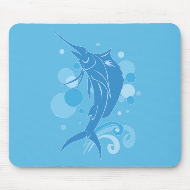 Segelfisch Mousepad (Vorne)