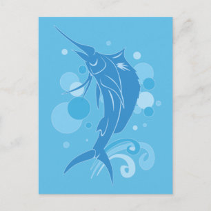 Segelfisch Postkarte