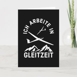 Segelflieger Pilot Gleitzeit Segelflugzeug Soaring Karte