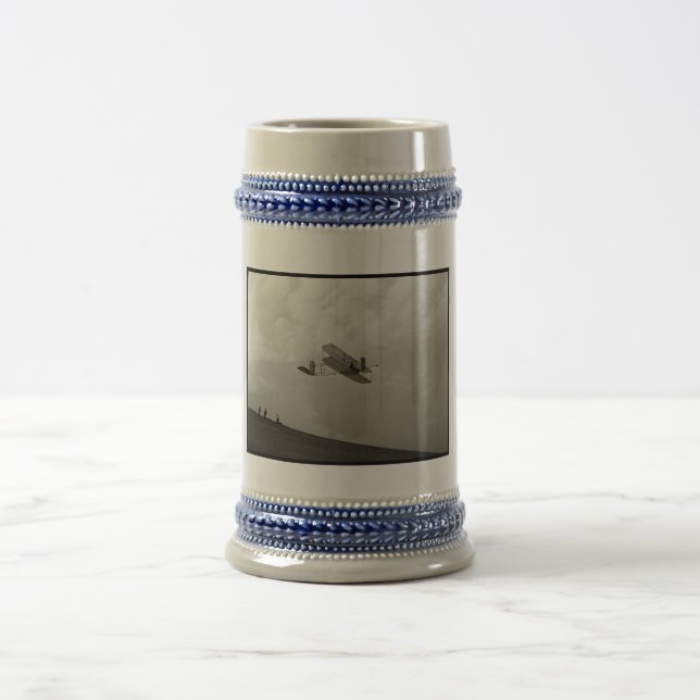 Segelflugtest Flug Luftfahrt Wright Brothers Bierglas (Mittel)