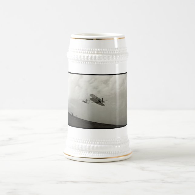 Segelflugtest Flugluftfahrt Wright-Brüder Bierglas (Mittel)