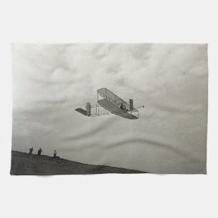 Segelflugtest Flugluftfahrt Wright-Brüder Geschirrtuch