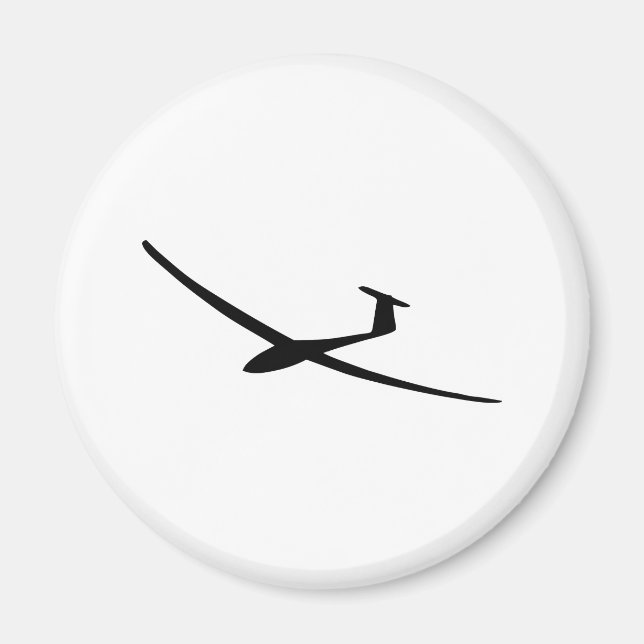 Segelflugzeug Magnet (Vorne)
