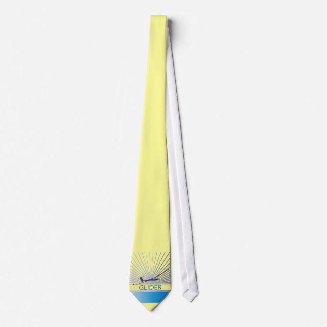 Segelflugzeug Sailplane Flugzeuge Krawatte (Vorderseite)