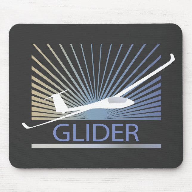 Segelflugzeug Sailplane Flugzeuge Mousepad (Vorne)