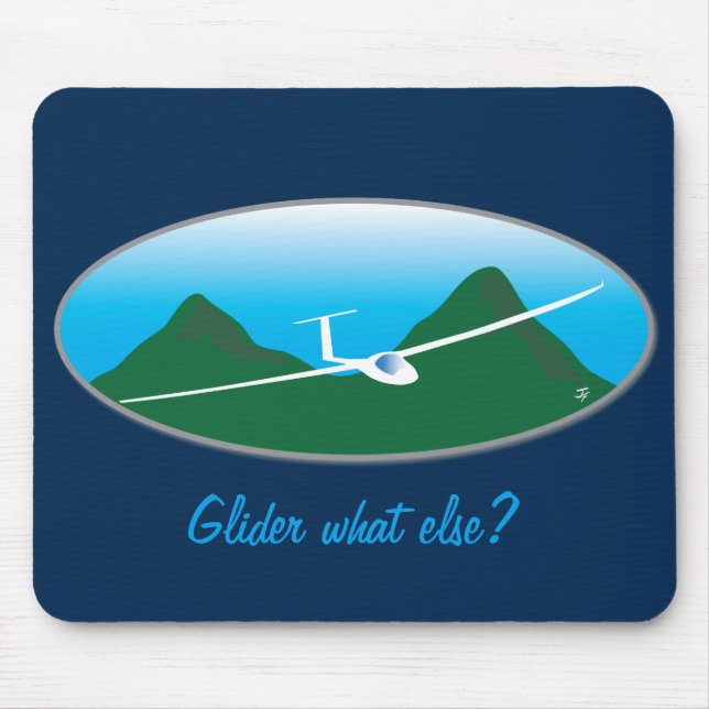Segelflugzeug - was sonst? mousepad (Vorne)