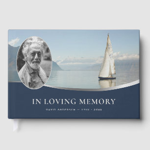 Segelfoto In Loving Memory Trauerfeier Gästebuch