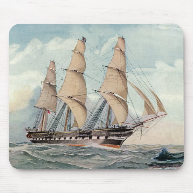 Segelfrigate Duncan Dunbar Mousepad (Vorne)