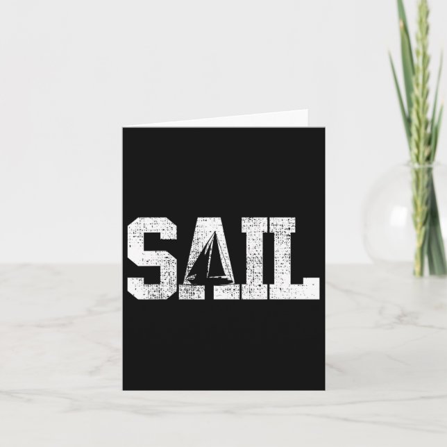 Segelgeschenk Karte (Vorderseite)