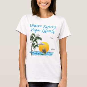 Segelinseln der US-Jungfrau T-Shirt