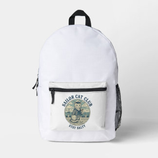Segelkatzenclub Bedruckter Rucksack