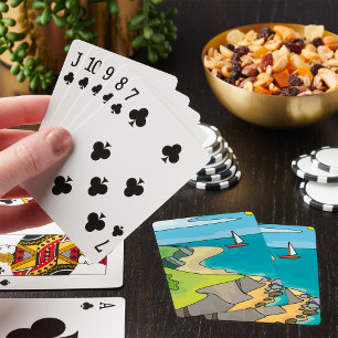 Segellandschaft Spielkarten