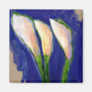 Segellily-Blume einstellen Malen Magnet
