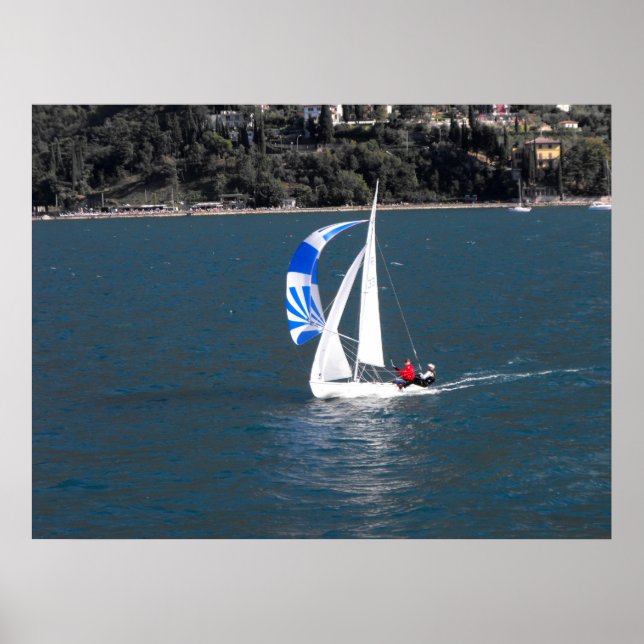 Segeln am Gardasee Poster (Vorne)