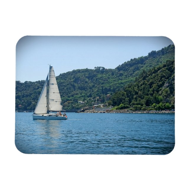 Segeln an der italienischen Riviera - Magnet (Horizontal)