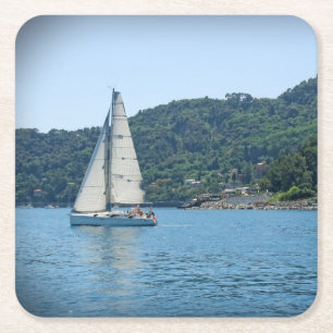 Segeln an der italienischen Riviera - Untersetzer