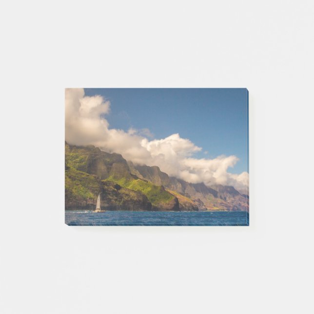 Segeln an der Küste Post-it Klebezettel (Vorderseite)