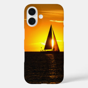 Segeln bei Sunset iPhone 16 Hülle