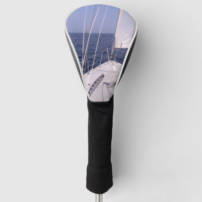 Segeln - "Bring mir diesen Horizont!" Fahrerdeckel Golf Headcover (Vorderseite)