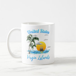 Segeln der US-Jungfrau Kaffeetasse