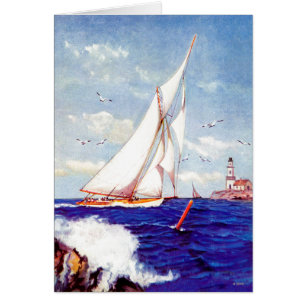 Segeln durch den Leuchtturm durch Albert B. Marks