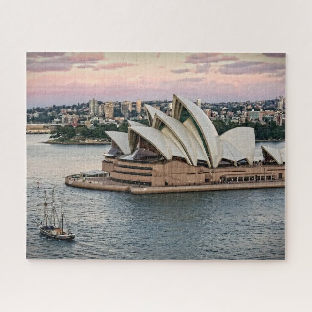Segeln durch Sydney-Opernhaus - 16x20 - 520 PC (Horizontal)