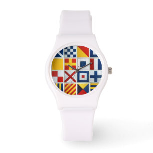 Segeln-Flaggen Armbanduhr