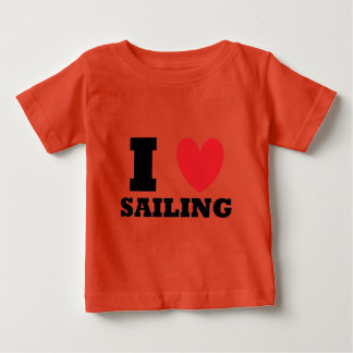 Segeln. Ich Liebe segeln. Baby T-shirt
