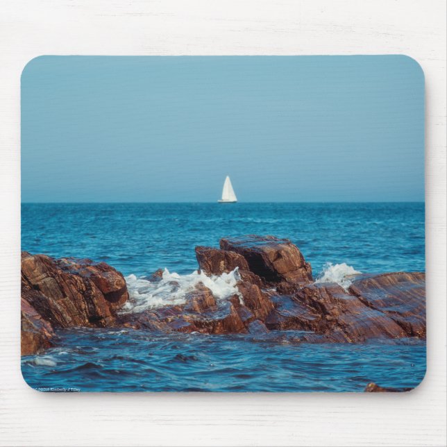 Segeln im Atlantik Mousepad (Vorne)