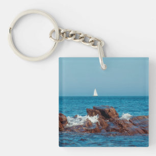 Segeln im Atlantik Schlüsselanhänger