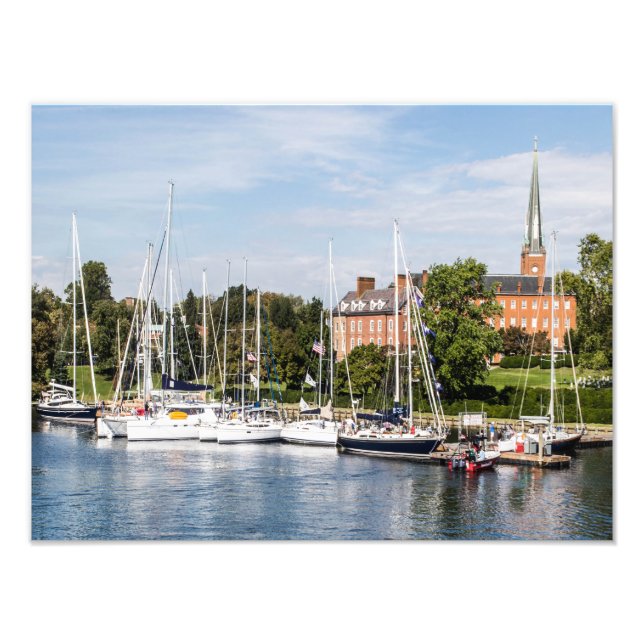 Segeln in Annapolis, Maryland Fotodruck (Vorne)