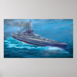 Segeln in den Hafen von Pearl Poster