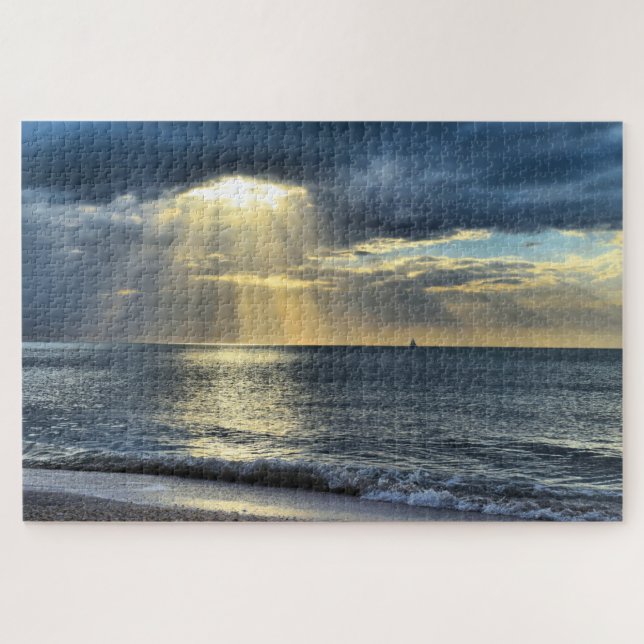 Segeln in den Sonnenuntergang - 20x30 - 1014 Stk. (Horizontal)